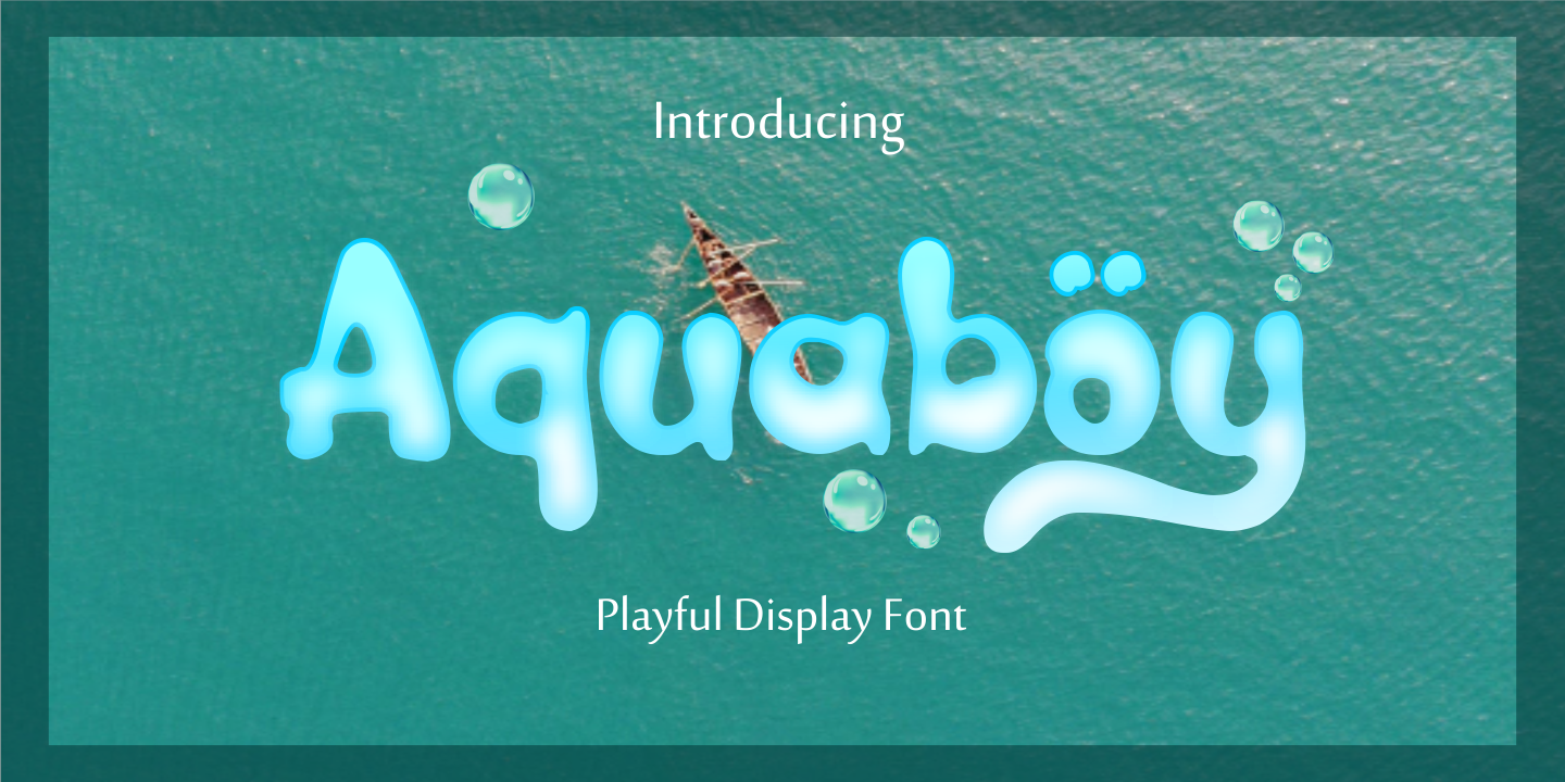 Шрифт Aquaboy